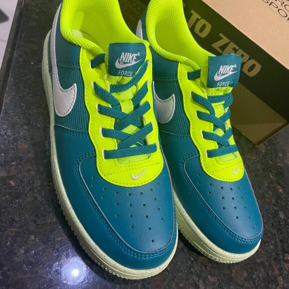 NIKE FORCÉ 1 CRÁTER BRIGHT SPRUCE/PHANTON SIZE 3Y - Picture 14 of 14